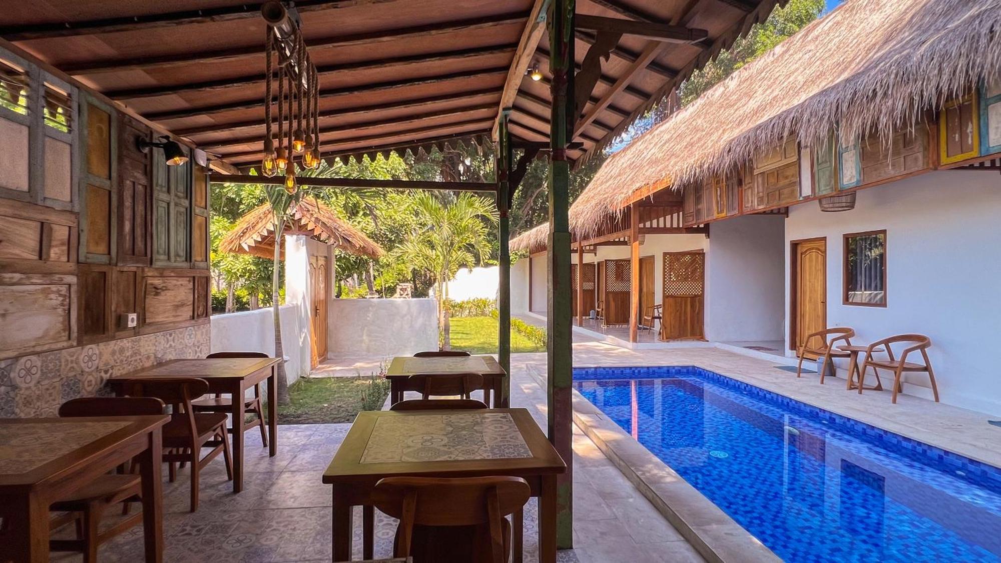 Bae Gili Inn Gili Air Kültér fotó